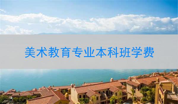美术教育专业本科班学费
