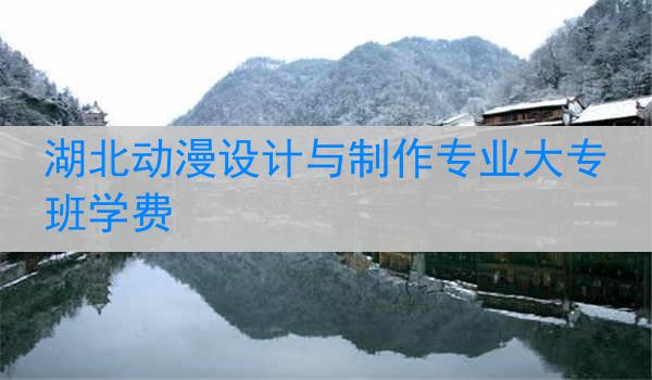 湖北动漫设计与制作专业大专班学费