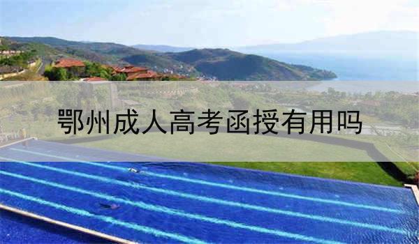 鄂州成人高考函授有用吗