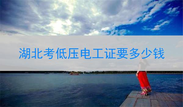 湖北考低压电工证要多少钱