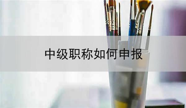 中级职称如何申报
