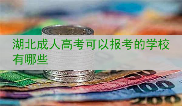 湖北成人高考可以报考的学校有哪些