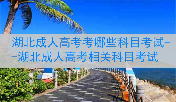 湖北成人高考考哪些科目考试--湖北成人高考相关科目考试