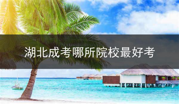 湖北成考哪所院校最好考