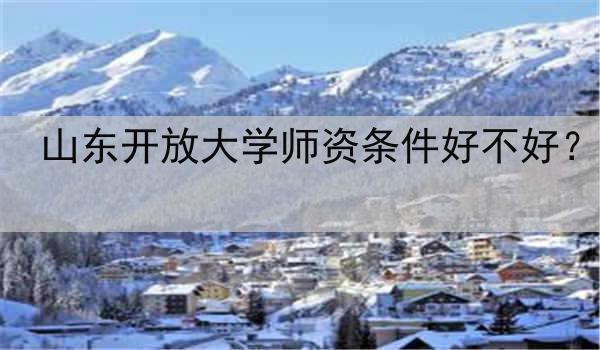 山东开放大学师资条件好不好？