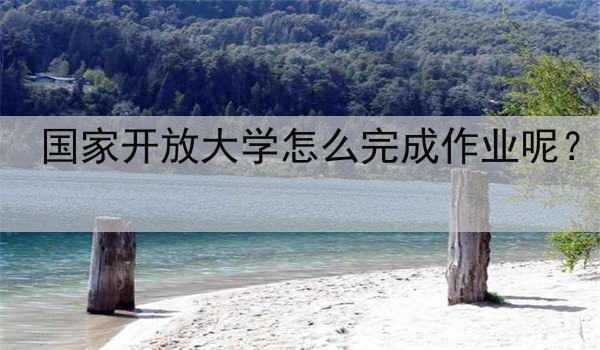 国家开放大学怎么完成作业呢？