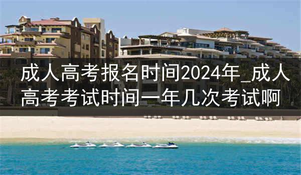 成人高考报名时间2024年_成人高考考试时间一年几次考试啊