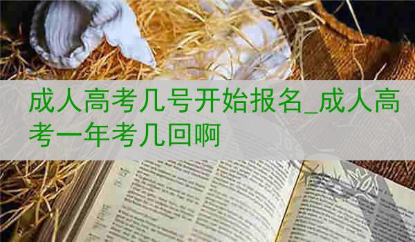 成人高考几号开始报名_成人高考一年考几回啊