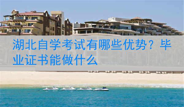 湖北自学考试有哪些优势？毕业证书能做什么