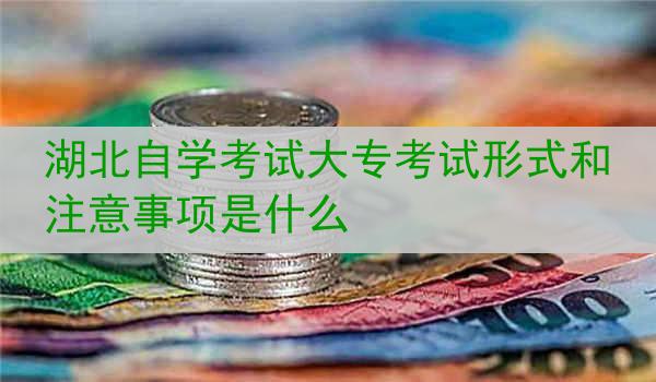 湖北自学考试大专考试形式和注意事项是什么