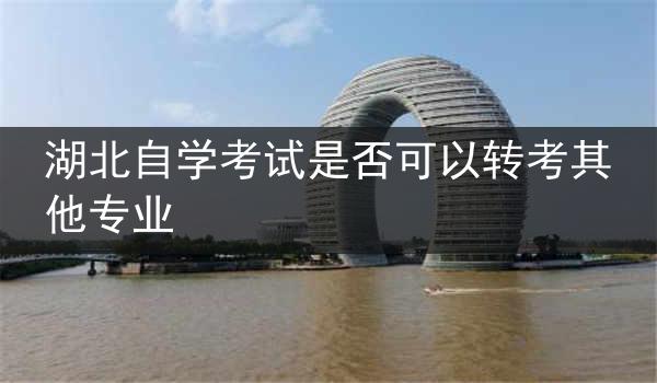 湖北自学考试是否可以转考其他专业