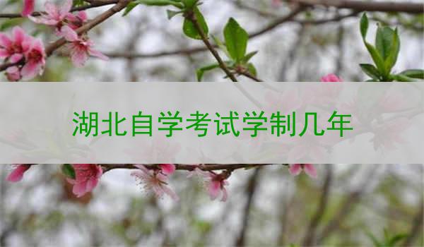 湖北自学考试学制几年