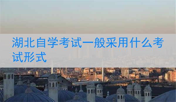 湖北自学考试一般采用什么考试形式