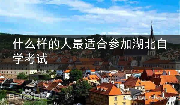 什么样的人最适合参加湖北自学考试