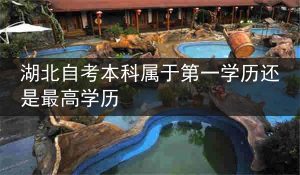 湖北自考本科属于第一学历还是最高学历