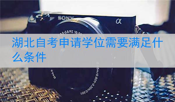 湖北自考申请学位需要满足什么条件