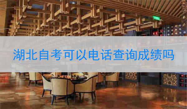湖北自考可以电话查询成绩吗