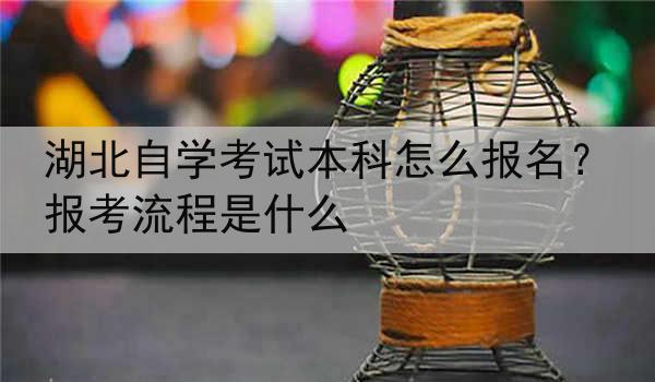 湖北自学考试本科怎么报名？报考流程是什么