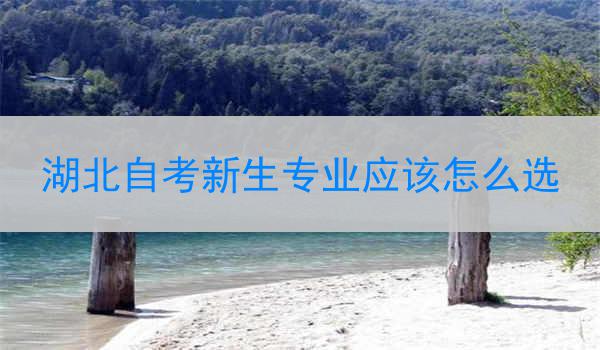 湖北自考新生专业应该怎么选