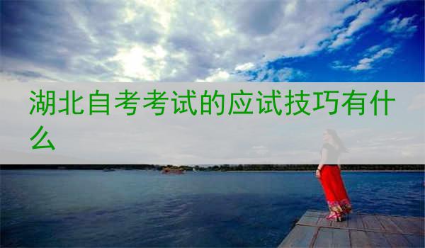 湖北自考考试的应试技巧有什么