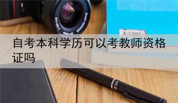 自考本科学历可以考教师资格证吗