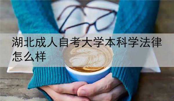 湖北成人自考大学本科学法律怎么样