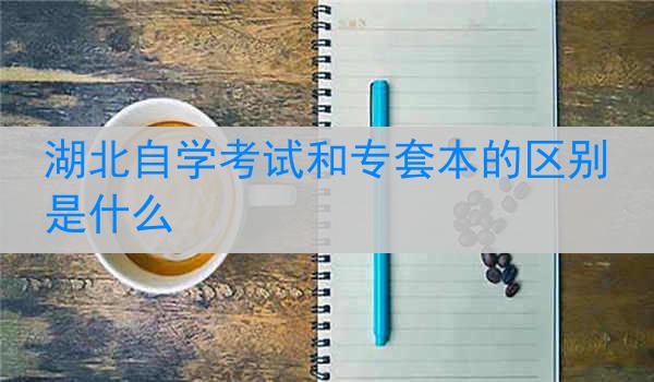 湖北自学考试和专套本的区别是什么