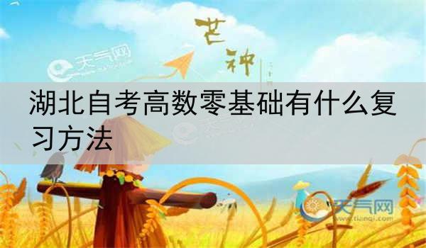 湖北自考高数零基础有什么复习方法