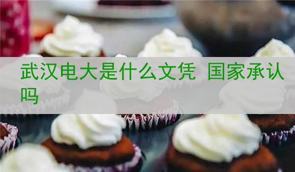 武汉电大是什么文凭 国家承认吗