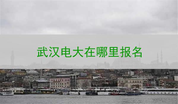武汉电大在哪里报名