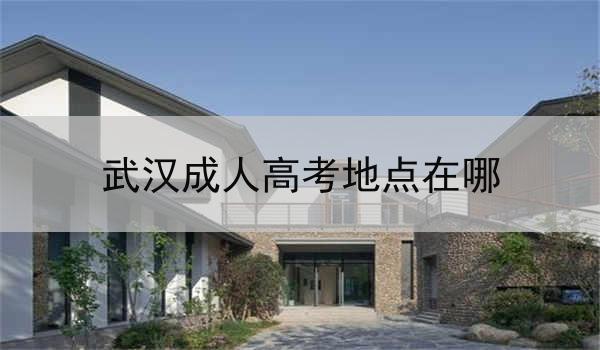 武汉成人高考地点在哪