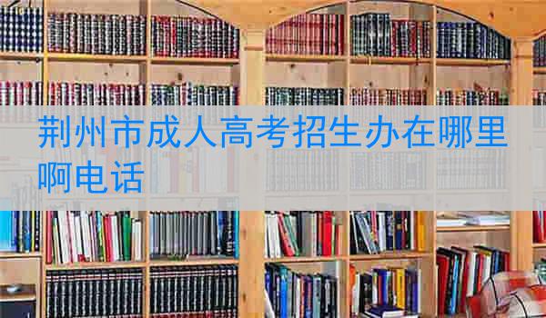 荆州市成人高考招生办在哪里啊电话