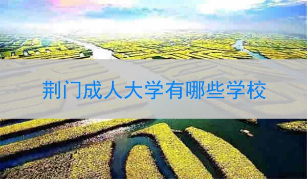 荆门成人大学有哪些学校