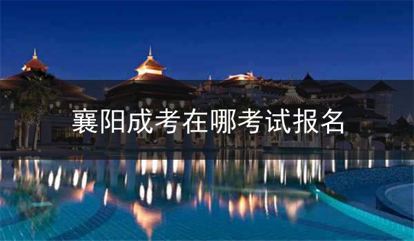 襄阳成考在哪考试报名