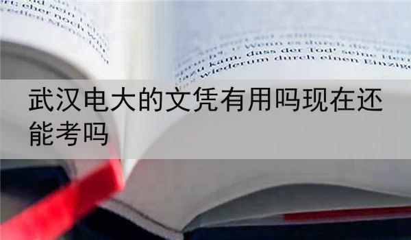 武汉电大的文凭有用吗现在还能考吗