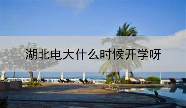 湖北电大什么时候开学呀