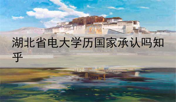 湖北省电大学历国家承认吗知乎