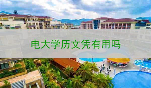 电大学历文凭有用吗