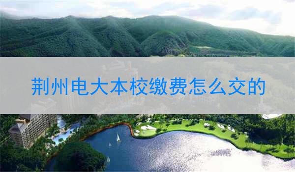 荆州电大本校缴费怎么交的