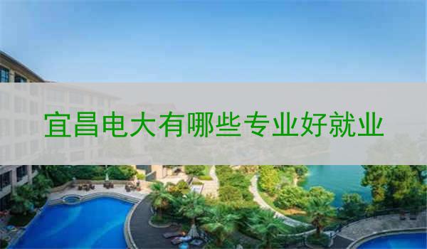 宜昌电大有哪些专业好就业
