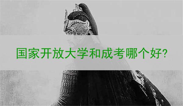 国家开放大学和成考哪个好?