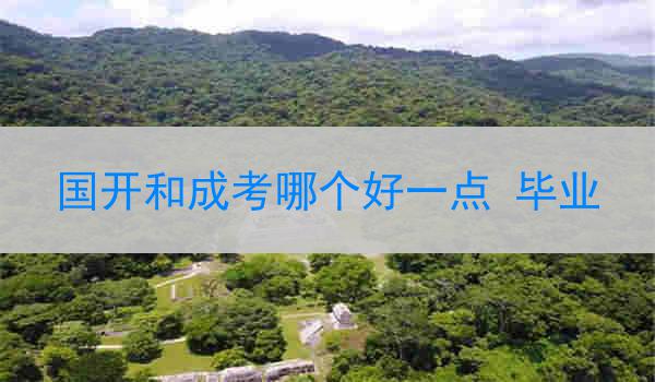 国开和成考哪个好一点 毕业