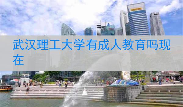 武汉理工大学有成人教育吗现在