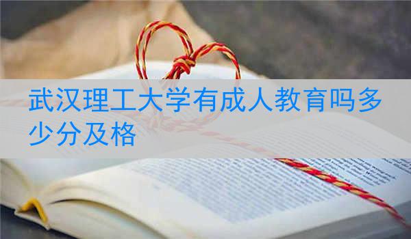 武汉理工大学有成人教育吗多少分及格