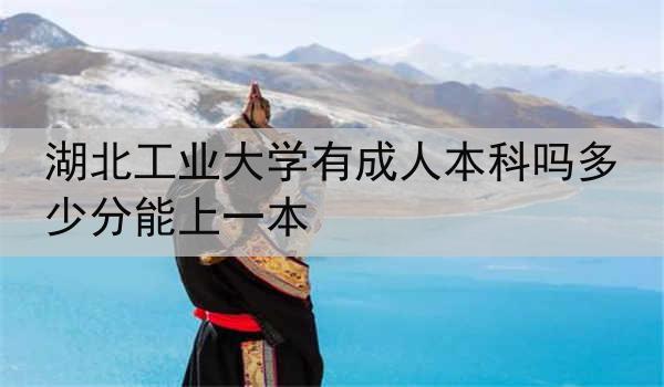 湖北工业大学有成人本科吗多少分能上一本