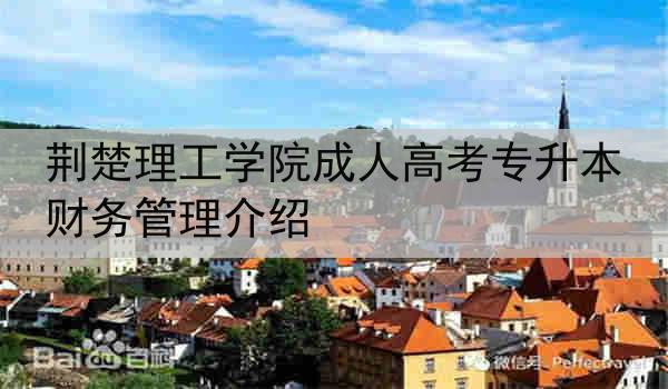 荆楚理工学院成人高考专升本财务管理介绍