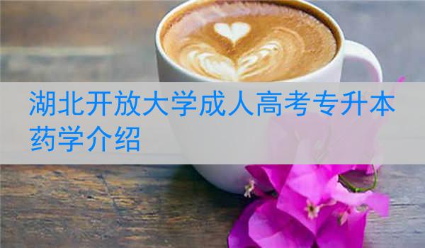 湖北开放大学成人高考专升本药学介绍